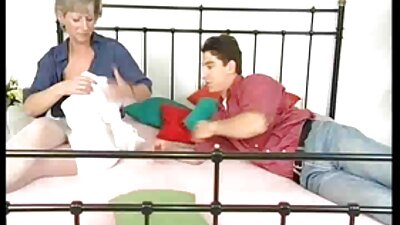 A bimbo that loves anal sex ends up anally fucked on the black sofa